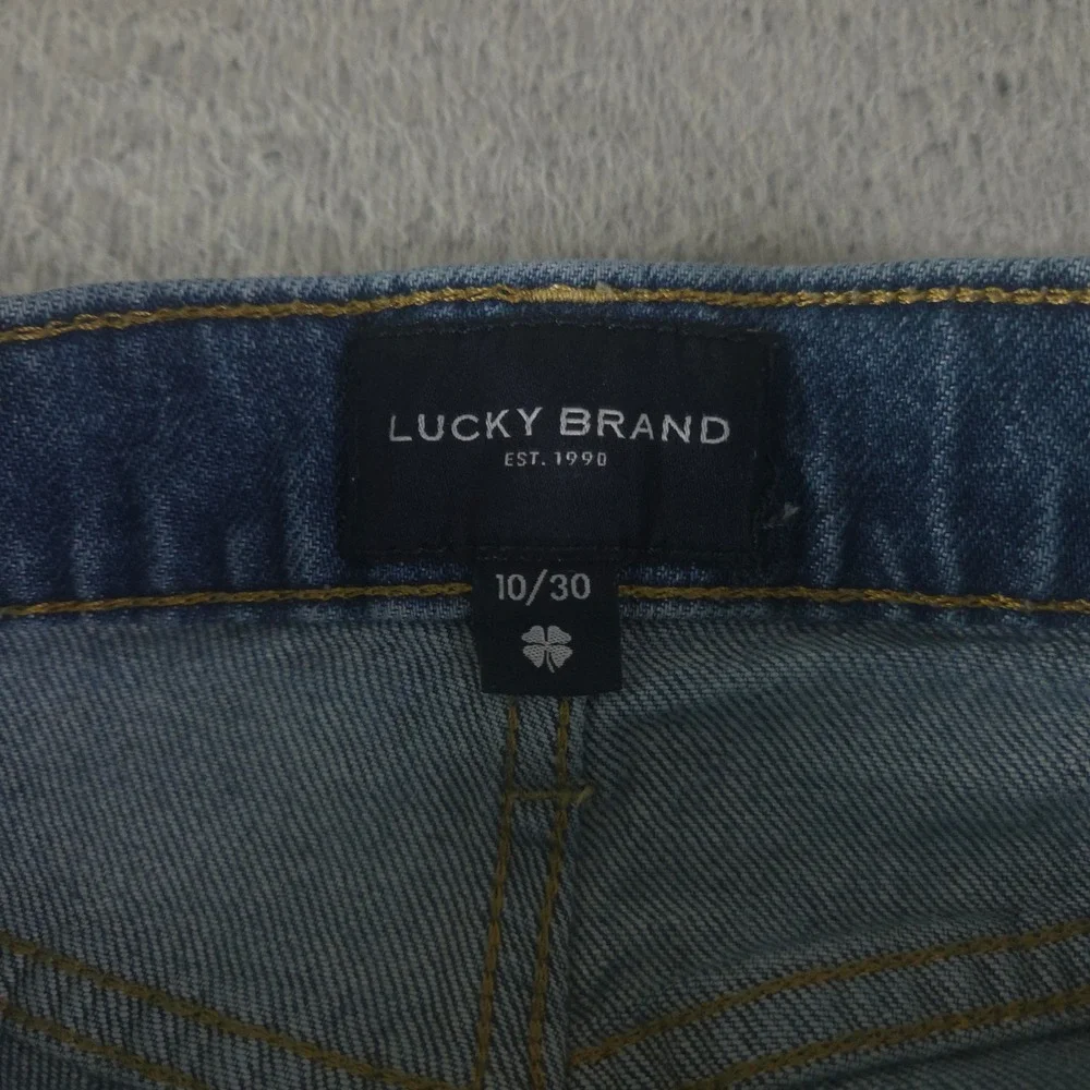 Lucky Brand Jeans Womens 10/30 90s Loose High Rise Straight Button Fly Denim